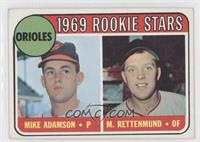 1969 Rookie Stars - Mike Adamson, Merv Rettenmund