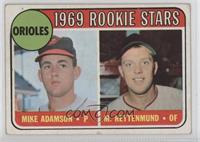 1969 Rookie Stars - Mike Adamson, Merv Rettenmund [COMC RCR Poor]