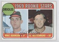 1969 Rookie Stars - Mike Adamson, Merv Rettenmund [Good to VG‑E…