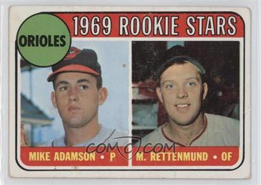 1969 Topps - [Base] #66 - 1969 Rookie Stars - Mike Adamson, Merv Rettenmund [Poor to Fair]