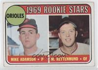 1969 Rookie Stars - Mike Adamson, Merv Rettenmund [Good to VG‑E…