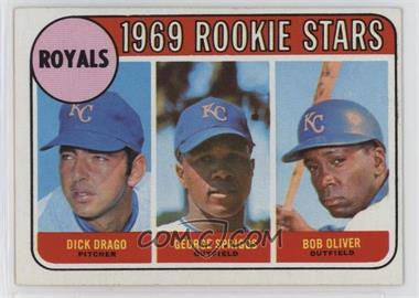 1969 Topps - [Base] #662 - High # - Dick Drago, George Spriggs, Bob Oliver