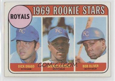 1969 Topps - [Base] #662 - High # - Dick Drago, George Spriggs, Bob Oliver