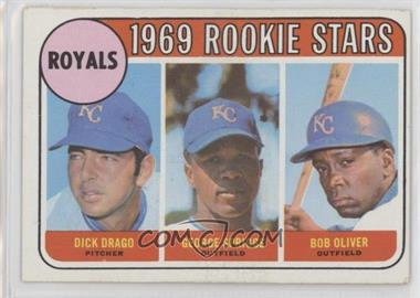 1969 Topps - [Base] #662 - High # - Dick Drago, George Spriggs, Bob Oliver