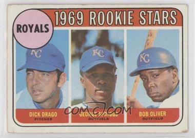 1969 Topps - [Base] #662 - High # - Dick Drago, George Spriggs, Bob Oliver [Good to VG‑EX]