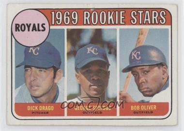 1969 Topps - [Base] #662 - High # - Dick Drago, George Spriggs, Bob Oliver