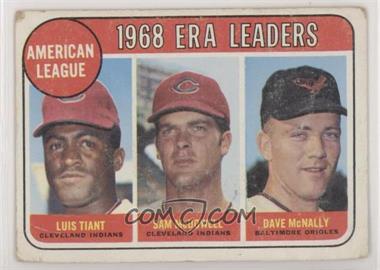 1969 Topps - [Base] #7 - League Leaders - Luis Tiant, Sam McDowell, Dave McNally [Good to VG‑EX]