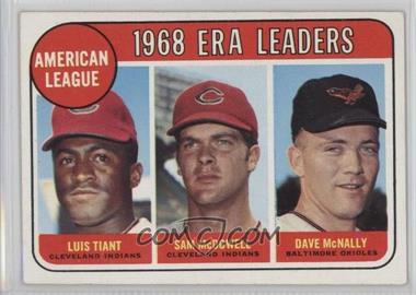 1969 Topps - [Base] #7 - League Leaders - Luis Tiant, Sam McDowell, Dave McNally [Good to VG‑EX]