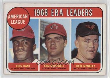 1969 Topps - [Base] #7 - League Leaders - Luis Tiant, Sam McDowell, Dave McNally [Good to VG‑EX]