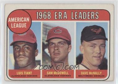 1969 Topps - [Base] #7 - League Leaders - Luis Tiant, Sam McDowell, Dave McNally [Good to VG‑EX]