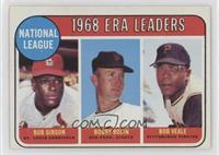 League Leaders - Bob Gibson, Bobby Bolin, Bob Veale