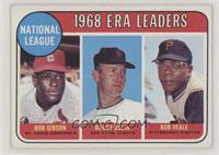 League Leaders - Bob Gibson, Bobby Bolin, Bob Veale [Poor to Fair]