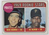 1969 Rookie Stars - Richie Hebner, Al Oliver [Good to VG‑EX]