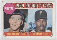 1969 Rookie Stars - Richie Hebner, Al Oliver