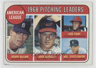 1969 Topps - [Base] #9 - League Leaders - Denny McLain, Luis Tiant, Mel Stottlemyre, Dave McNally