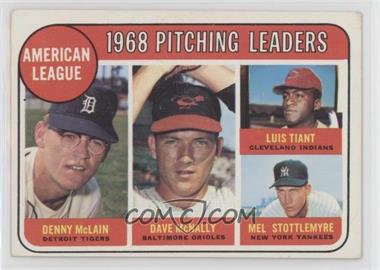 1969 Topps - [Base] #9 - League Leaders - Denny McLain, Luis Tiant, Mel Stottlemyre, Dave McNally