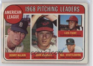 1969 Topps - [Base] #9 - League Leaders - Denny McLain, Luis Tiant, Mel Stottlemyre, Dave McNally