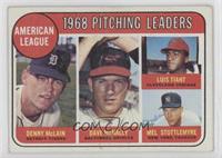 League Leaders - Denny McLain, Luis Tiant, Mel Stottlemyre, Dave McNally