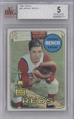 1969 Topps - [Base] #95 - Johnny Bench [BVG 5 EXCELLENT]