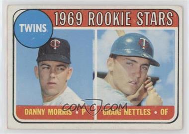1969 Topps - [Base] #99.1 - 1969 Rookie Stars - Danny Morris, Graig Nettles (Black Loop Above Twins)