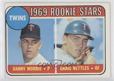 1969 Topps - [Base] #99.1 - 1969 Rookie Stars - Danny Morris, Graig Nettles (Black Loop Above Twins)