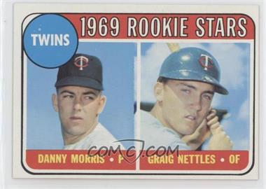 1969 Topps - [Base] #99.1 - 1969 Rookie Stars - Danny Morris, Graig Nettles (Black Loop Above Twins)