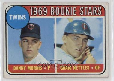 1969 Topps - [Base] #99.1 - 1969 Rookie Stars - Danny Morris, Graig Nettles (Black Loop Above Twins)