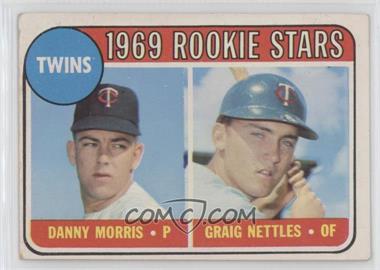 1969 Topps - [Base] #99.2 - 1969 Rookie Stars - Danny Morris, Graig Nettles (No Loop Above Twins) [Good to VG‑EX]