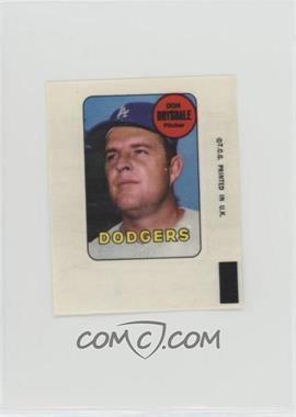 1969 Topps - Decals #_DODR - Don Drysdale