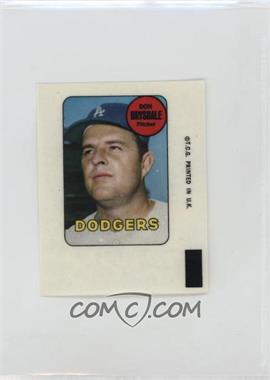 1969 Topps - Decals #_DODR - Don Drysdale