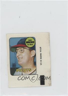 1969 Topps - Decals #_DOMI - Don Mincher