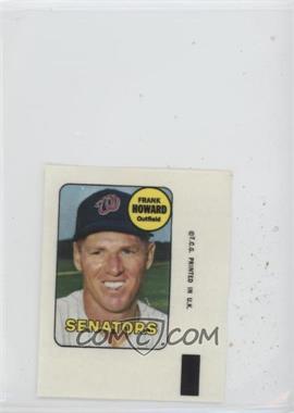 1969 Topps - Decals #_FRHO - Frank Howard