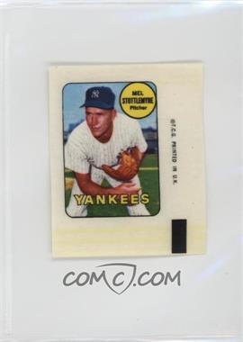 1969 Topps - Decals #_MEST - Mel Stottlemyre