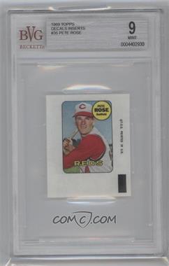 1969 Topps - Decals #_PERO - Pete Rose [BVG 9 MINT]