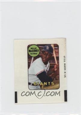 1969 Topps - Decals #_WIMC - Willie McCovey [Good to VG‑EX]