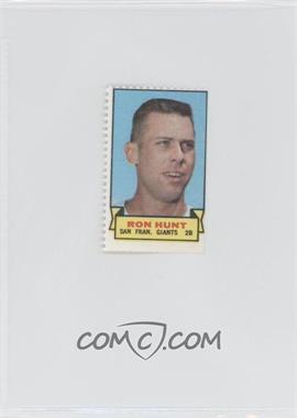 1969 Topps Stamps - [Base] #_ROHU - Ron Hunt