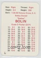 Bobby Bolin [Poor to Fair]