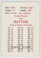 Don Sutton [Poor to Fair]