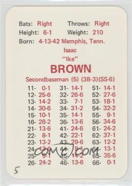 1970 APBA Baseball 1969 Season - [Base] #_IKBR - Ike Brown [Poor to Fair]