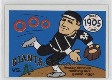 1970 Fleer Laughlin World Series - [Base] #2 - 1905 World Series [Good to VG‑EX]