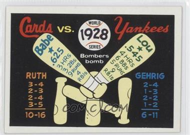 1970 Fleer Laughlin World Series - [Base] #25 - 1928 World Series