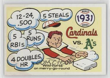 1970 Fleer Laughlin World Series - [Base] #28 - 1931 World Series [Poor to Fair]