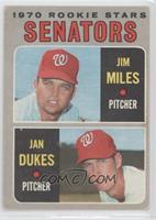 Senators Rookie Stars (Jim Miles, Jan Dukes) [Good to VG‑EX]