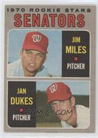 Senators Rookie Stars (Jim Miles, Jan Dukes) [Good to VG‑EX]