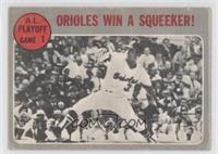 Orioles Win A Squeeker! [Poor to Fair]