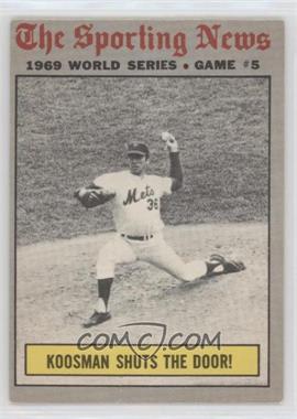 1970 O-Pee-Chee - [Base] #309 - Jerry Koosman