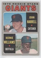 Giants Rookie Stars (John Harrell, Bernie Williams) [Good to VG‑…