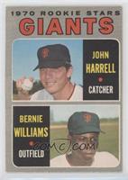 Giants Rookie Stars (John Harrell, Bernie Williams)