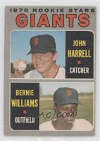 Giants Rookie Stars (John Harrell, Bernie Williams) [Good to VG‑…