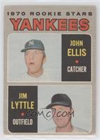 Yankees Rookie Stars (John Ellis, Jim Lyttle) [Poor to Fair]